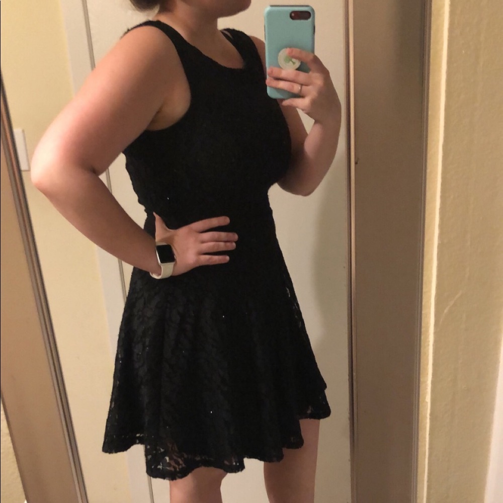 Black sparky dress